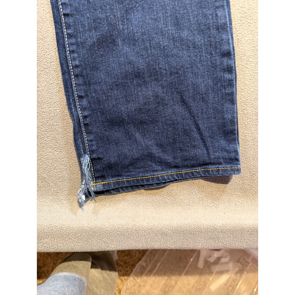 American Eagle Slim Boot Jeans Dark Wash Stretch Denim Size 12 Long Womens - Picture 2 of 6